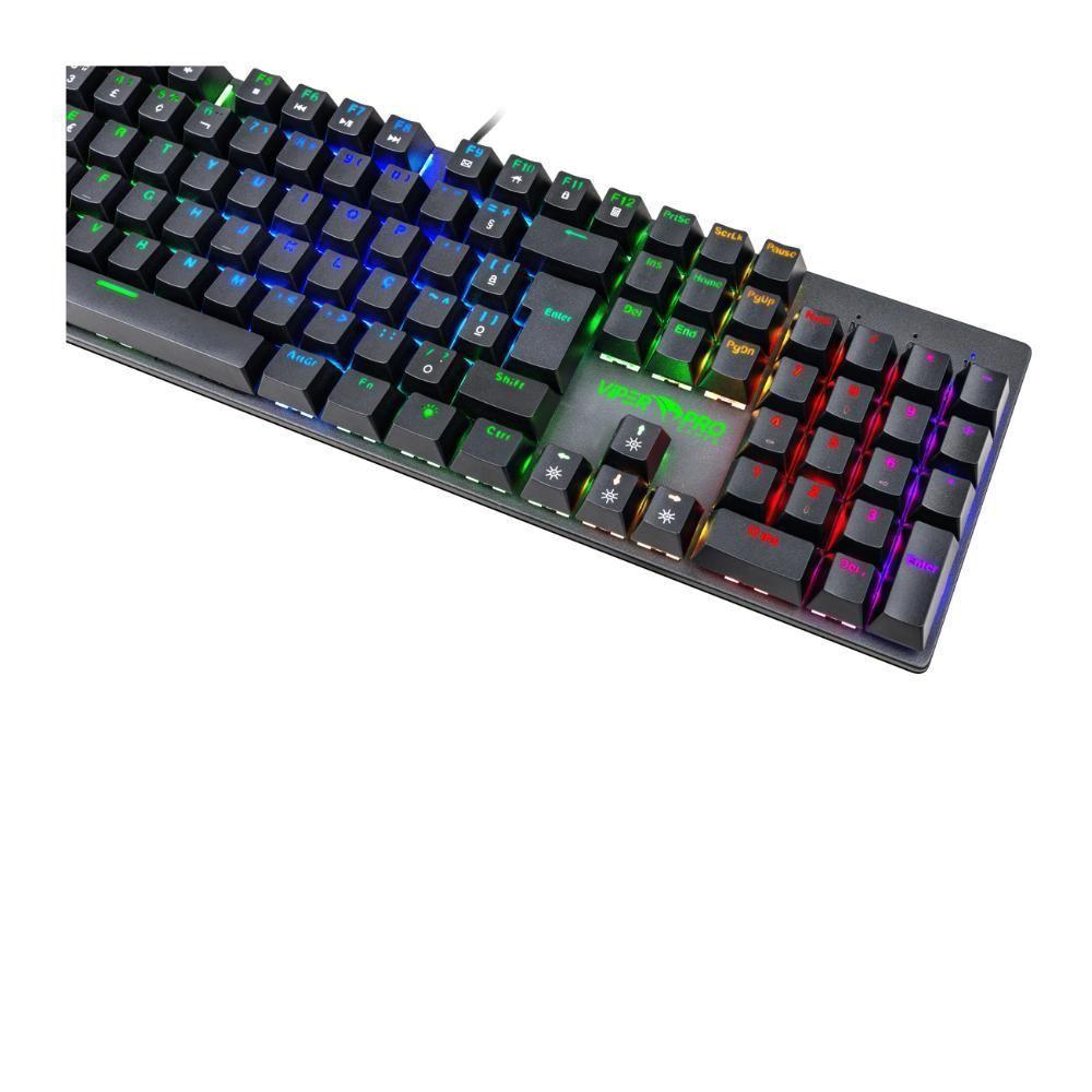 Teclado Gamer Viper Pro Mamba Mecanico Red Switch - 6