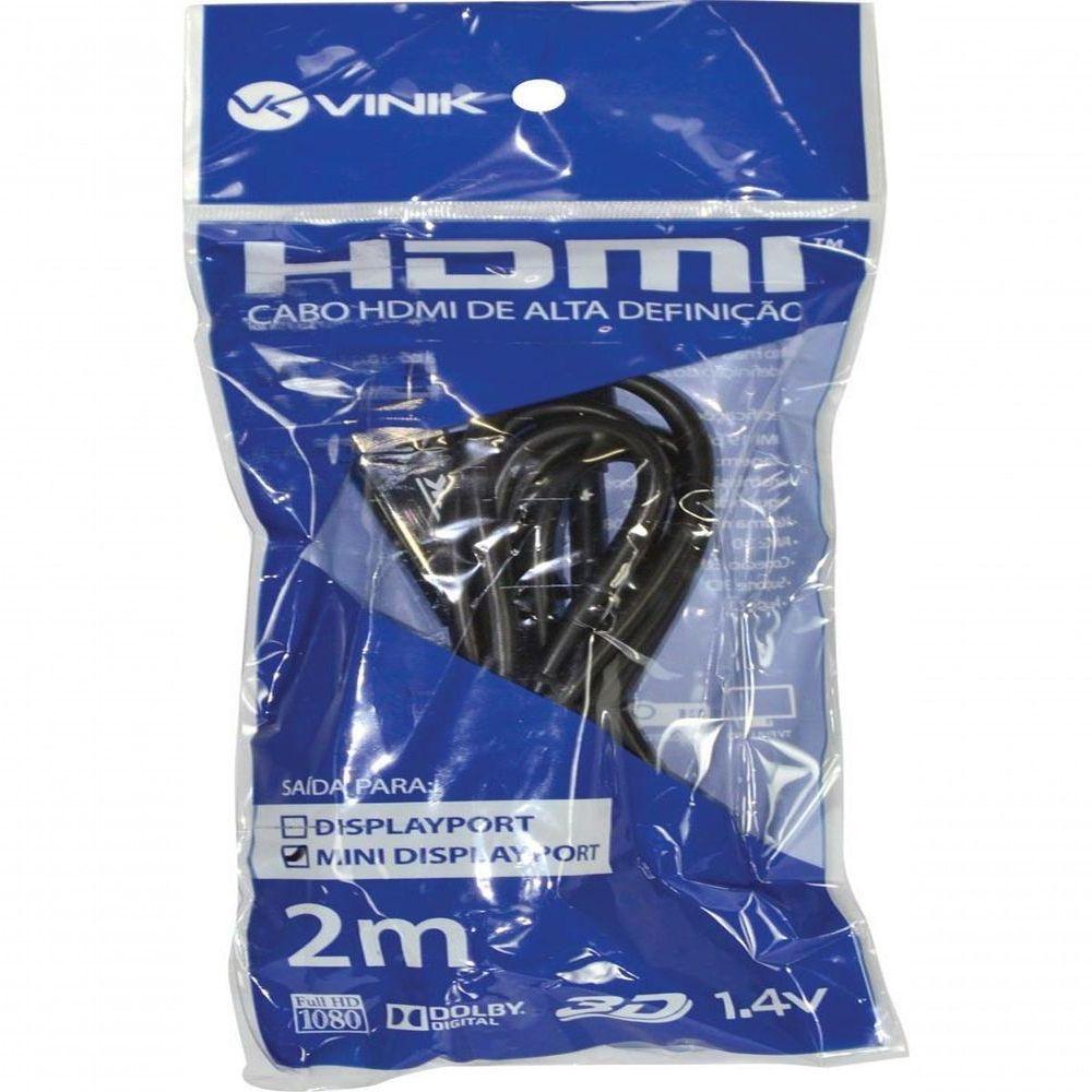 Cabo Mini Displayport X Hdmi 2m - Hmdp-2 - 3