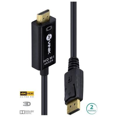 Cabo Dp 1.3 X Hdmi 2.0 2 Metros H20dp13-2