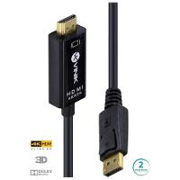 Cabo Dp 1.3 X Hdmi 2.0 2 Metros H20dp13-2 - 1