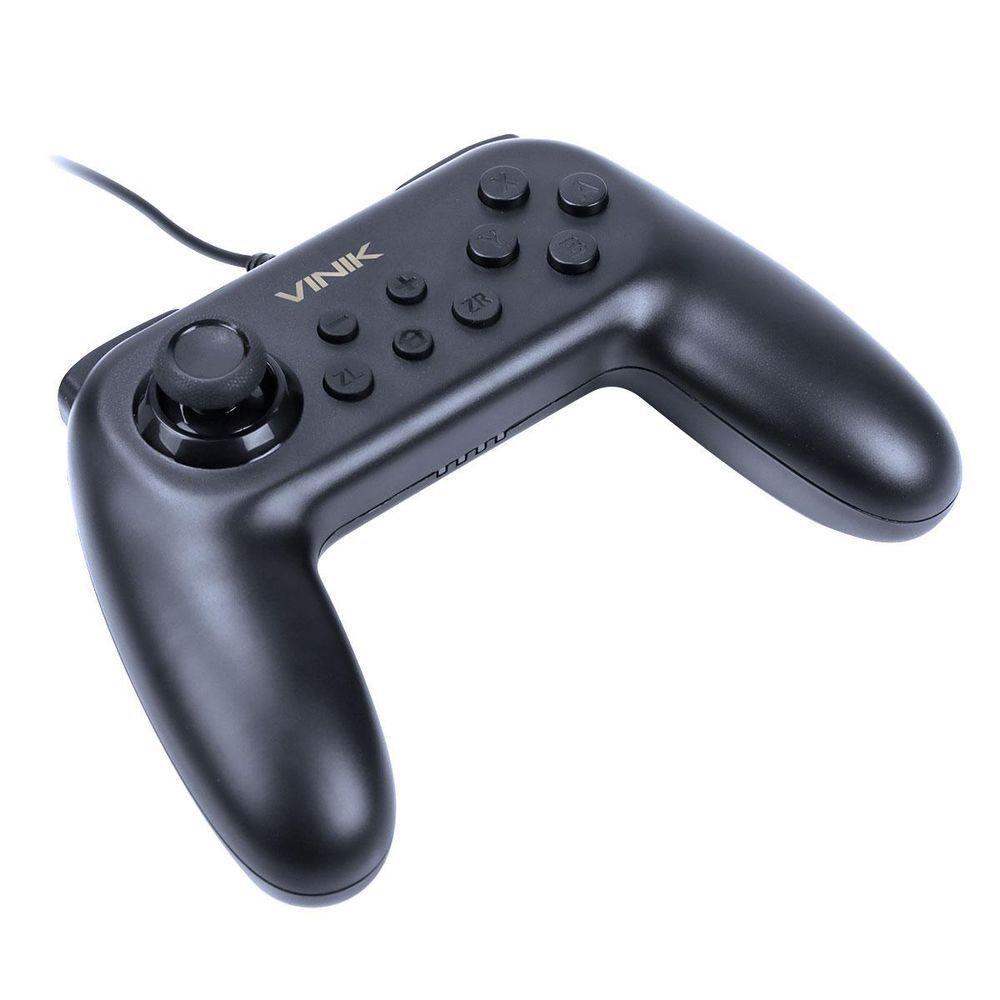 Controle Para Nintendo Switch Com Fio Usb Modelo Ns Preto - 2
