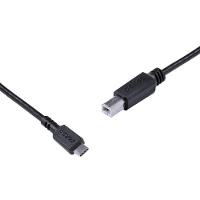 Cabo Usb Tipo C Para Usb B 2.0 1m Preto - Pucbp-1