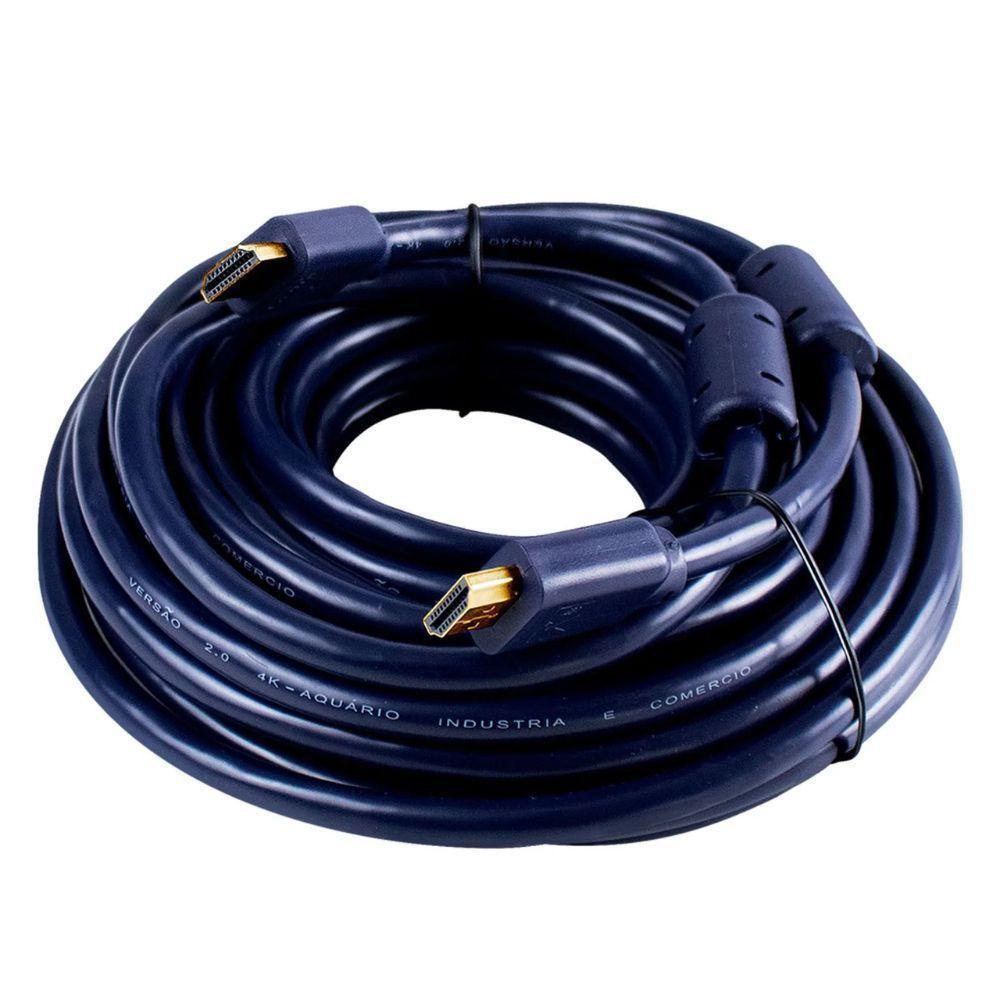 Cabo Hdmi Aquario 4k10 4k Macho X Macho 2.0 10m - 2