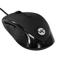 Mouse Usb Silent 2000 Dpi Clique Silencioso Cabo 1.8m - - 5