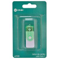 Leitor De Cartão Usb 2.0 4 Em 1 - Ul100 - 5