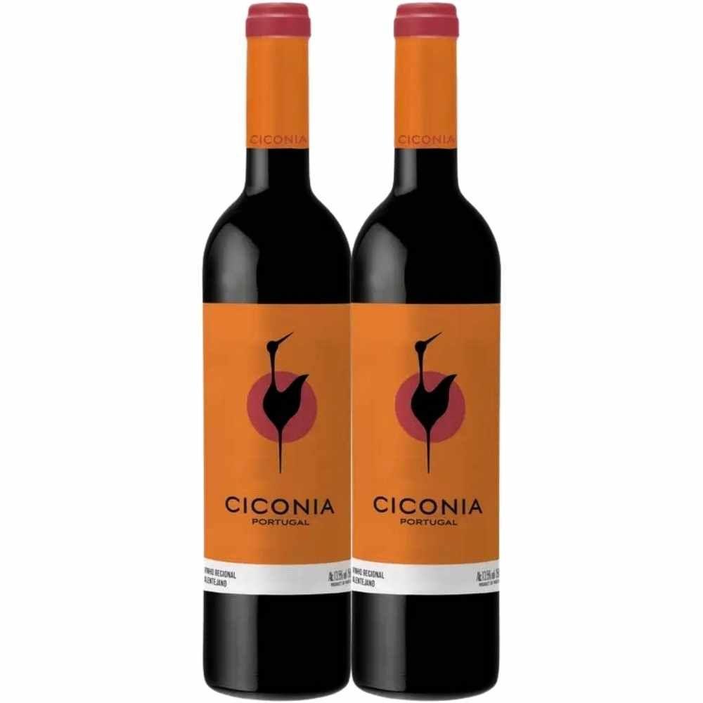 Kit 2 Garrafas Vinho Tinto Ciconia Alentejo 750ml - 1