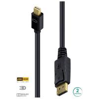 Cabo Dp X Mdp 1.3v 60hz 2 Metros Dpmdp13-2 - 2