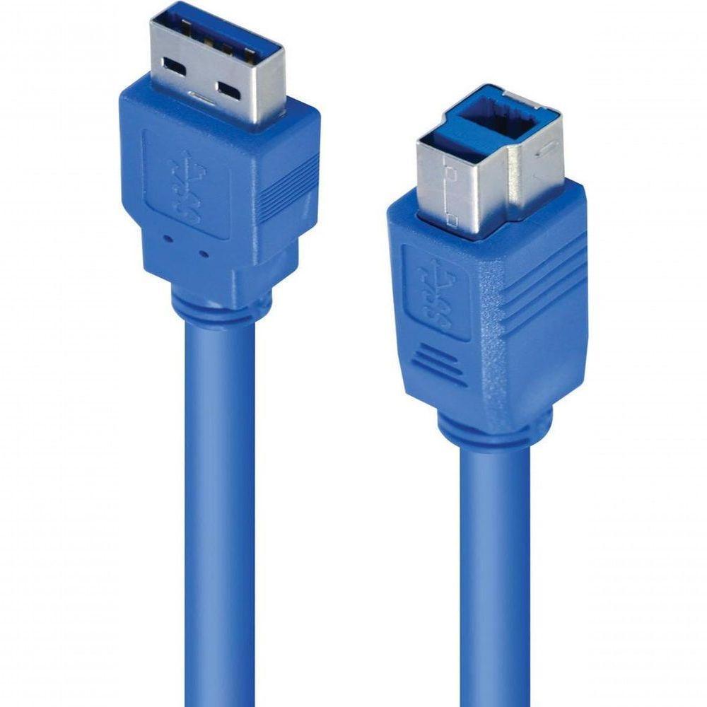 Cabo Usb 3.0 Am X Bm 2m U3ambm-2 - 3