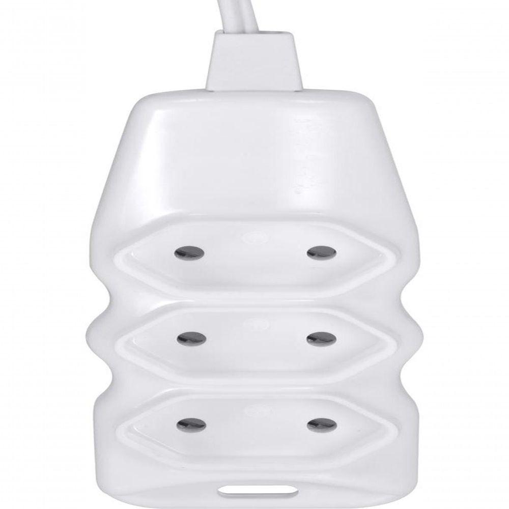 Extensao Cabo Pl 2x0,75 3m Branca 97 - 3