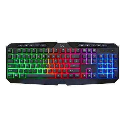 Combo Gamer Warrior 4 Em 1 Air Drop - Teclado, Mouse,