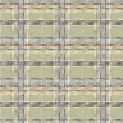 Papel De Parede Botany House Xadrez Verde Claro 15575