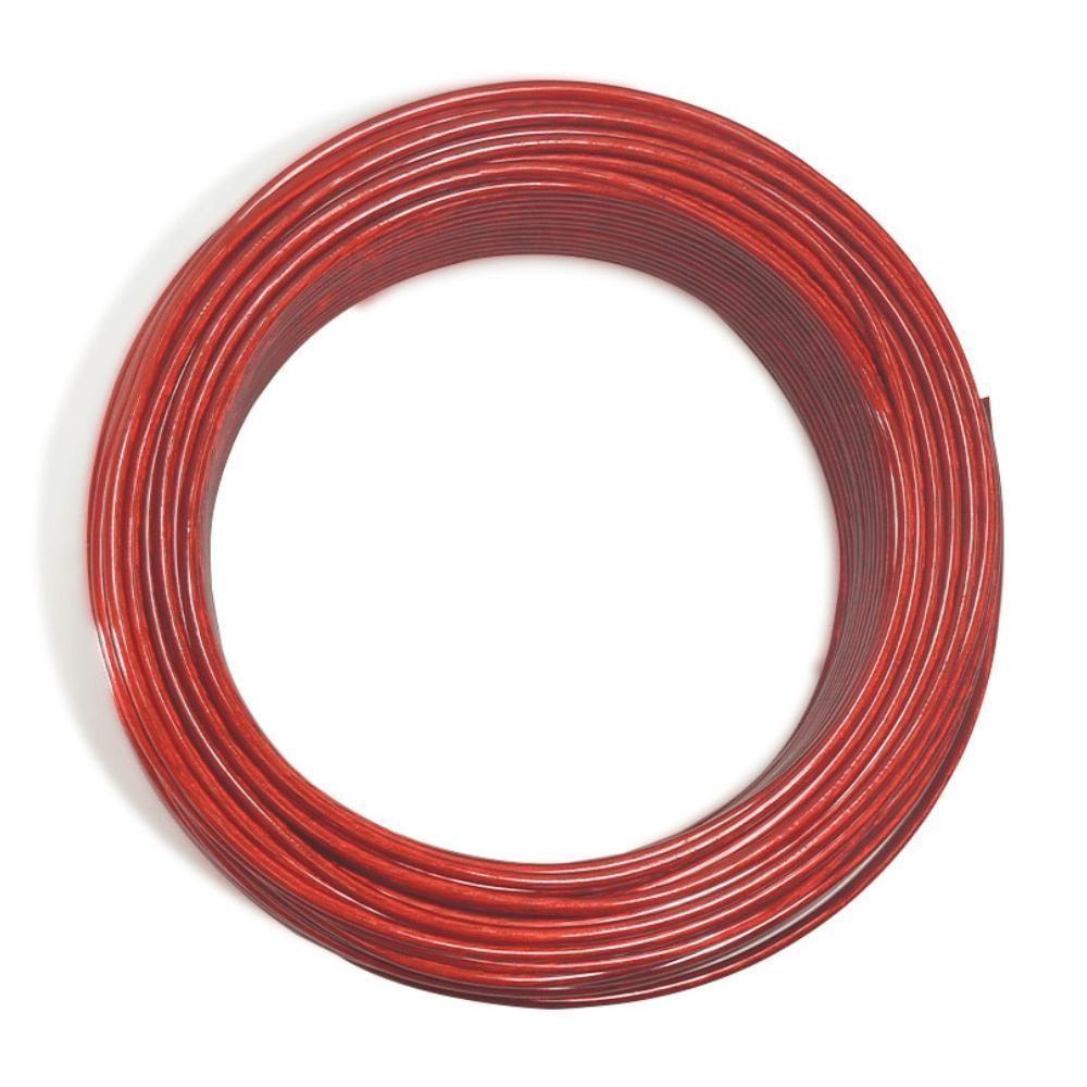 Cabo De Potencia Technoise 100% Cobre Vermelho 4mm Rolo 50 - 1