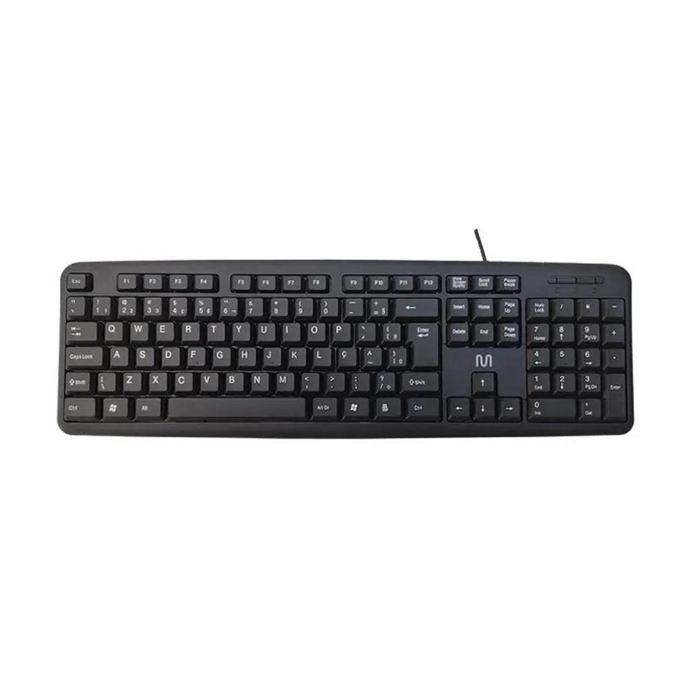Teclado Com Fio Slim Com Cabo De 150cm Preto Tc065 - 2