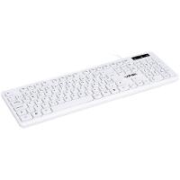 Teclado Usb Multimidia Slim Branco - Teclas Chocolate - Cabo - 3