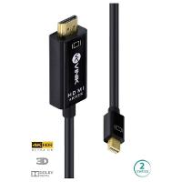 Cabo Mini Dp X Hdmi 2.0 - 2 M - H20mdp-2 - 2