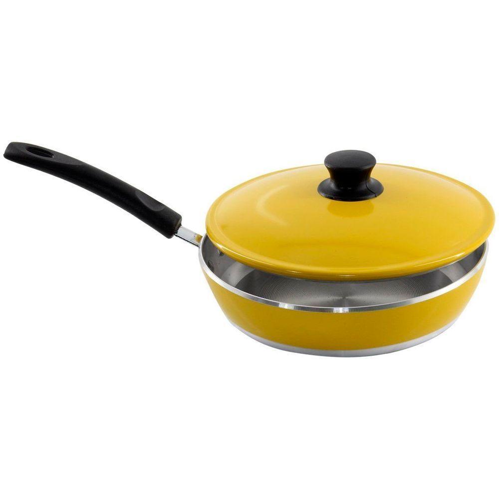 Frigideira Amarelo Resistente Gulê Em Alumínio - 4