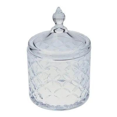 Potiche Decorativo Cristal Stella 10x15 Cm - Lyor