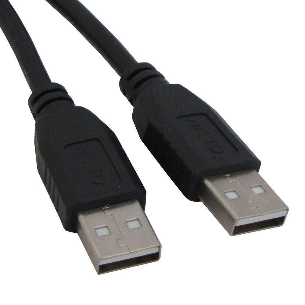 Cabo Usb A Macho Para Usb A Macho 2.0 1,80 Metros - 1