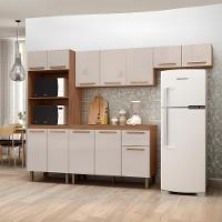 Armario De Cozinha Pop 2 Fornos Com 12 Portas E 1 Gaveta Freijo/baunilha/freijo - 1