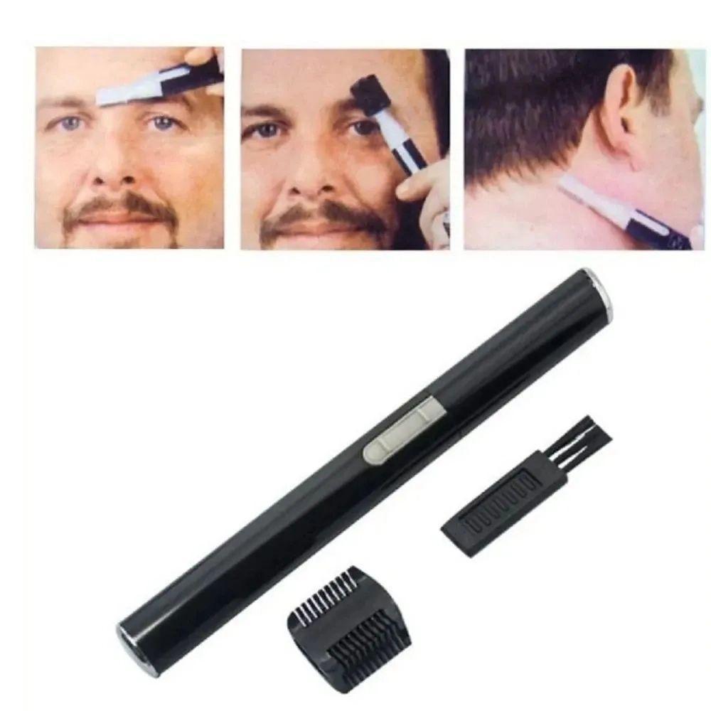 Mini Aparador Elétrico Sobrancelhas Buço Caneta Depiladora Caneta Preta - 5