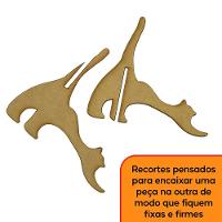 Kit 10 Suporte Gatinho Mdf Placa Azulejo Bordado 11cmx13cm - 2