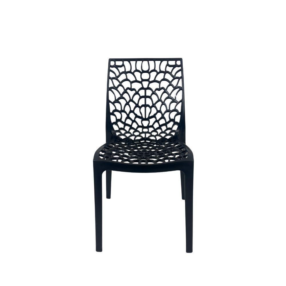 Kit 3 Cadeiras De Jantar Oficial Gruvyer Preto - 9