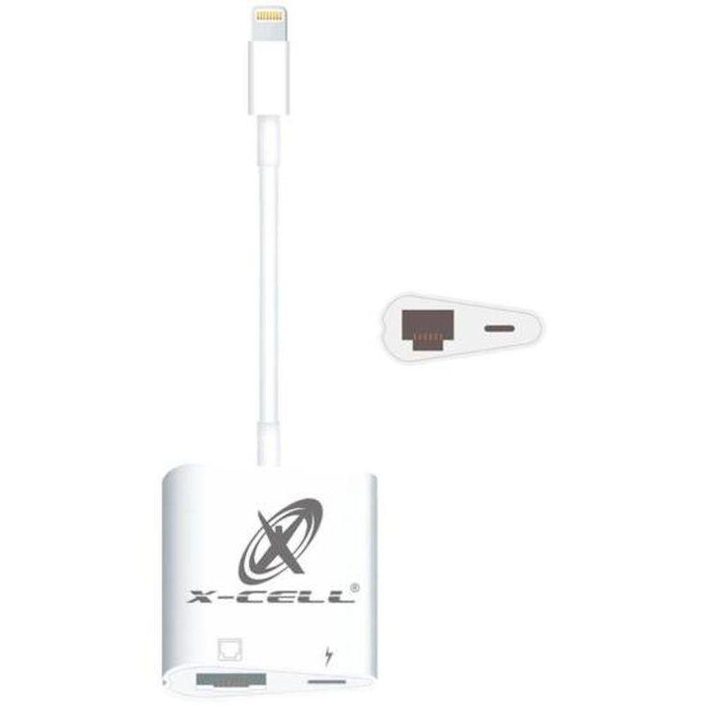 Adaptador Ethernet Lightning Rj45 Flex Branco - 1