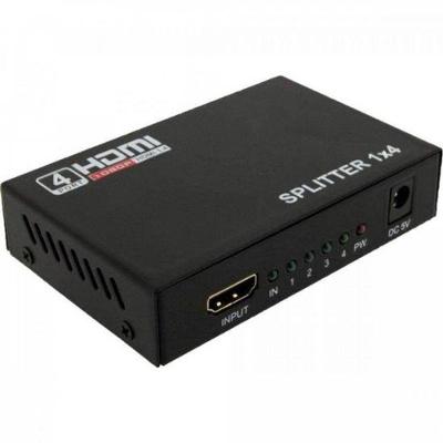 Divisor Hdmi 1 Entrada X 4 Saídas Preto Storm