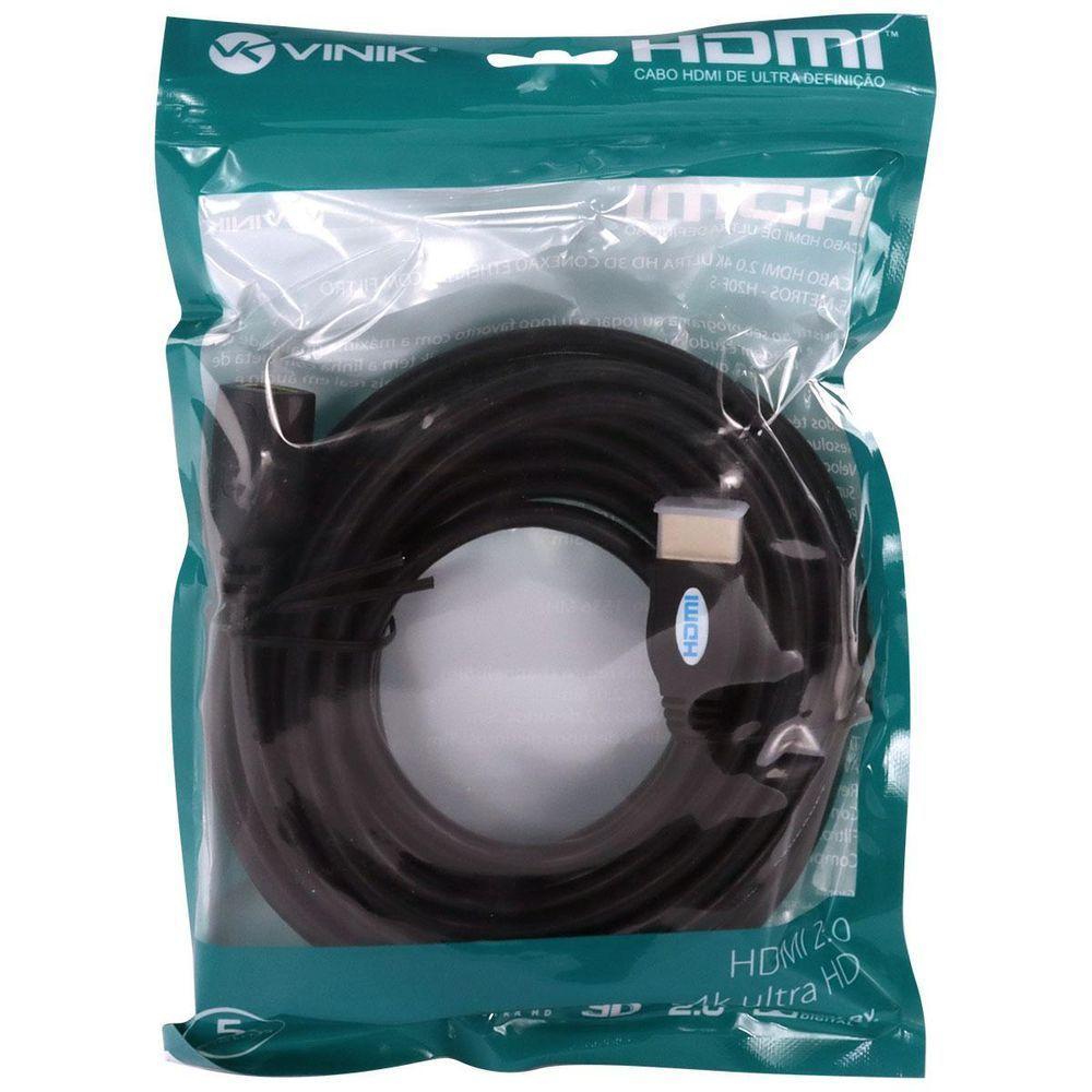 Cabo Extensor Hdmi 2.0 4k C- Filtro 5m H20f-5 - 6