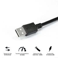 Cabo P- Impressora Usb A 2.0 P- Usb B 3m - Puabm2-3 - 3