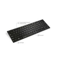 Teclado Sem Fio Design Slim Conexao Bluetooth 12 Teclas Multimidia Preto Tc220 - 2