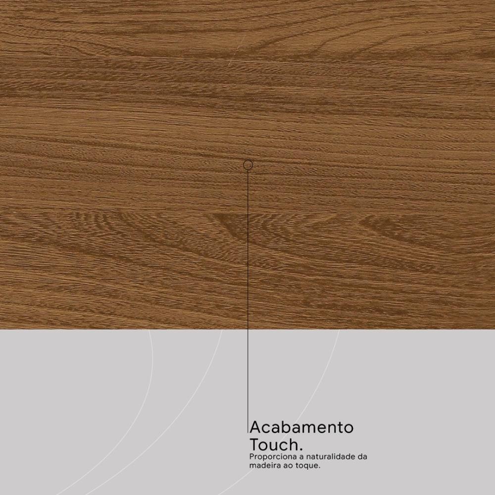 Guarda Roupa Casal 8 Portas E 2 Gavetas Paranaguá Amêndola Touch - 9