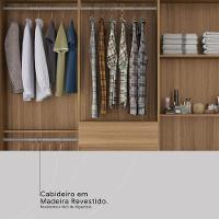 Guarda Roupa Casal 8 Portas E 2 Gavetas Paranaguá Amêndola Touch