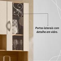 Armário De Cozinha Compacta Mdf 8 Portas Golden Plus Freijó-soft