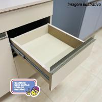 Armário De Cozinha Completa 150 Com Balcão Com Tampo 9 Portas Line Freijó-supremo - 9