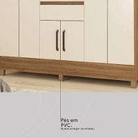 Guarda Roupa Casal 8 Portas E 2 Gavetas Paranaguá Amêndola Touch-off White - 8