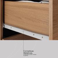 Guarda Roupa Casal 8 Portas E 2 Gavetas Paranaguá Amêndola Touch-off White - 9