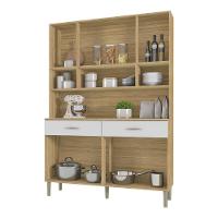 Armário De Cozinha Compacta 8 Portas 2 Gavetas Golden Freijó-supremo - 7