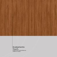 Guarda Roupa Casal 4 Portas E 3 Gavetas Attore Nogueira Touch - 5