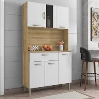 Armário De Cozinha Compacta 6 Portas 1 Gaveta Pan Freijó-supremo - 1