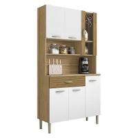 Armário De Cozinha Compacta 6 Portas 1 Gaveta Golden Freijó Freijó-supremo-cp-ripado Freijó - 2