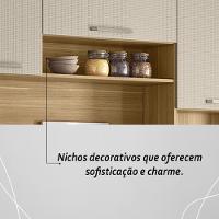 Armário De Cozinha Compacta Mdf 6 Portas Ferrara Plus Freijó-soft - 7