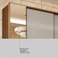 Guarda Roupa Casal 4 Portas Com Espelho E 4 Gavetas Laredo - Amêndola-nude Prime Tx - 7