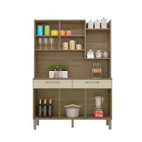 Armário De Cozinha Compacta 6 Portas 2 Gavetas Modena Freijó-vanilla - 3