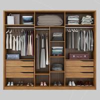 Guarda Roupa Casal 6 Portas Com Espelho E 6 Gavetas Atrice Amêndola Touch - 3