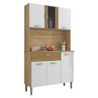 Armário De Cozinha Compacta 6 Portas 1 Gaveta Pan Freijó Freijó-supremo-cp-ripado Freijó - 7