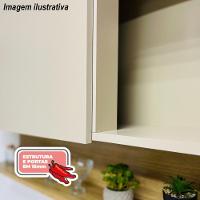 Armário De Cozinha Completa 120 Com Balcão Com Tampo 9 Portas Line Freijó-supremo - 8