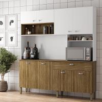 Armario De Cozinha Compacta 8 Portas 1 Gaveta Core Freijó-supremo - 1