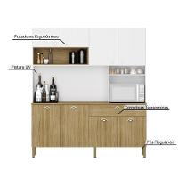 Armario De Cozinha Compacta 8 Portas 1 Gaveta Core Freijó-supremo - 2