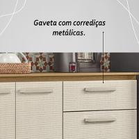 Armário De Cozinha Completa Mdf 12 Portas Com Balcão Versalhes Plus Freijó-soft - 2